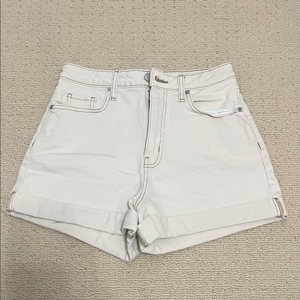 Wild Fable Off-White Jean Shorts